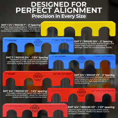 Choice Electrician’s Conduit Spacer Combo Pack – 6 Sizes