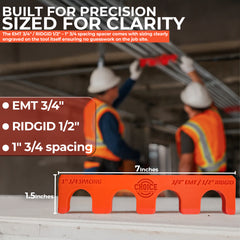 Magnetic Conduit Spacer 3/4" EMT / 1/2" Rigid – 1 3/4" Spacing | Choice Electrician’s