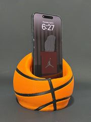 Basketball Phone Holder – Slam Dunk Style Desk Stand for Smartphones