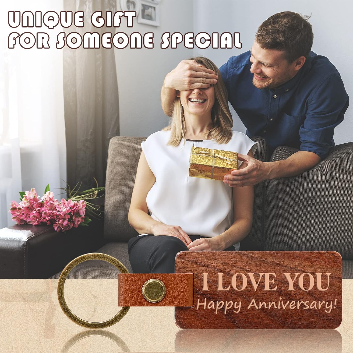 Custom Engraved Wooden & Leather Keychains – Rectangle & Round Custom Engraved Wooden & Leather Keychains – Rectangle & Round