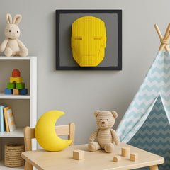 Hero Wall Sculpture – 3D Printed Robot Art for Kids