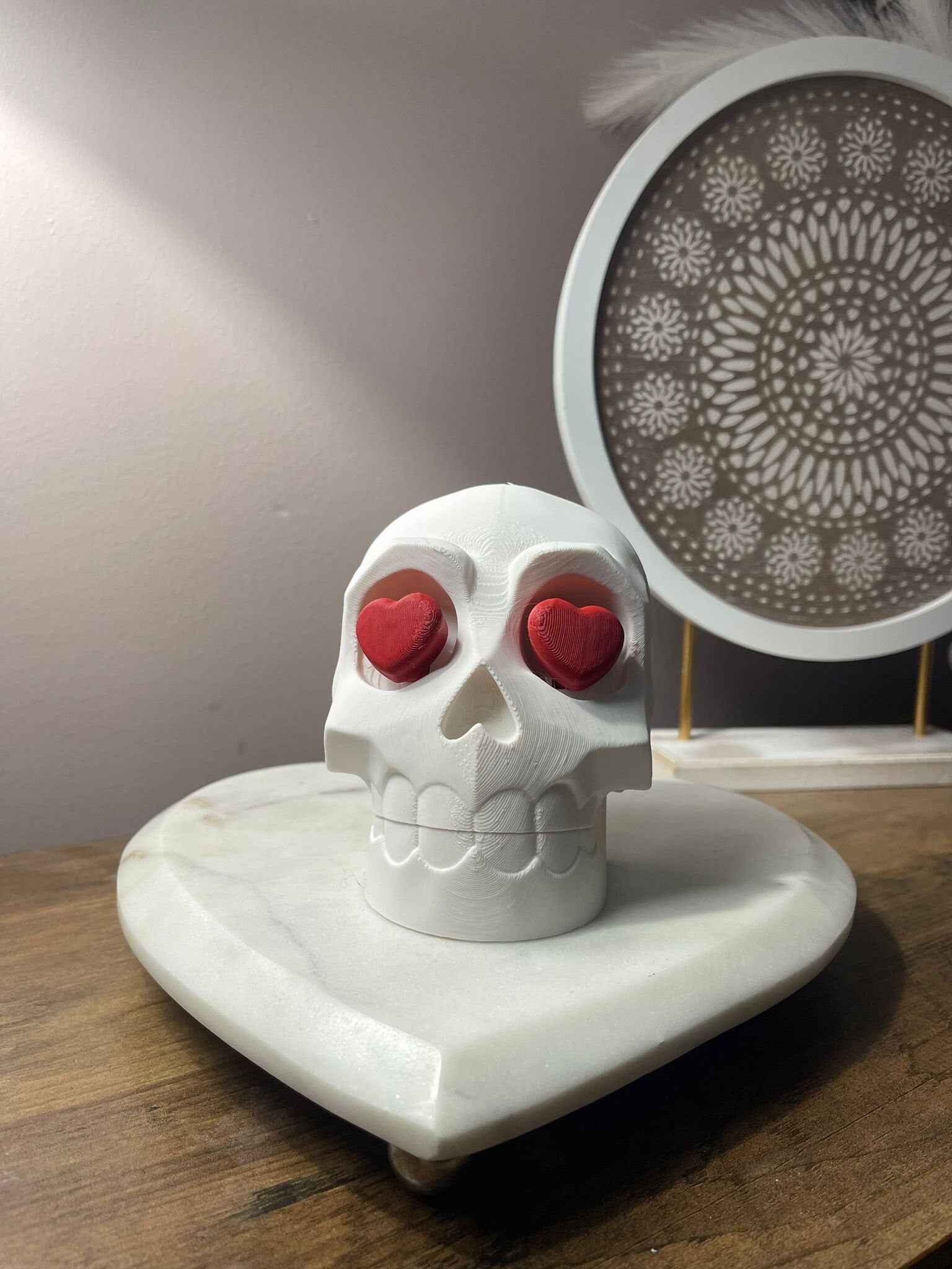 love is blind skull, 3D printing love is blind skull, 3D printing