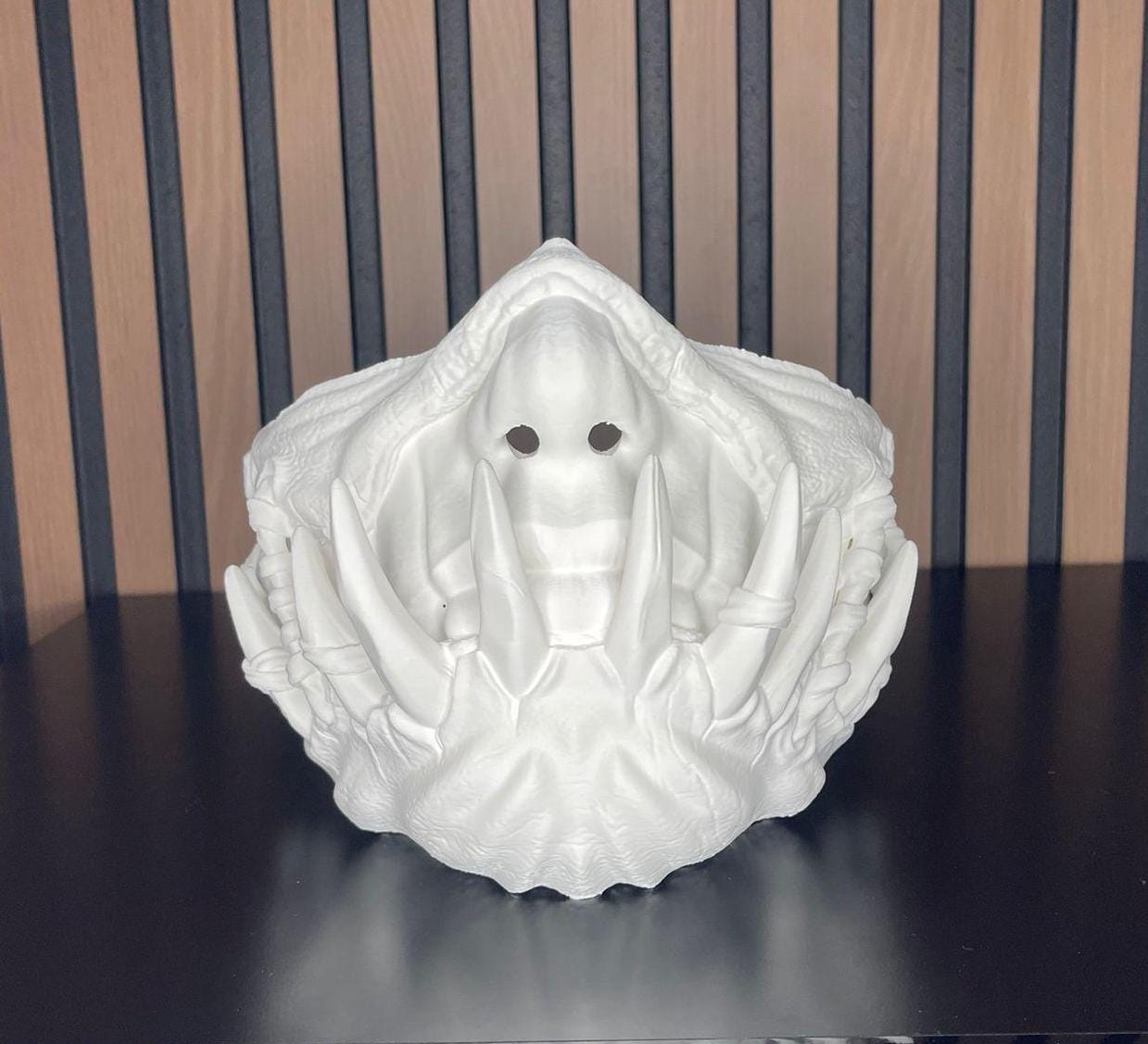 Blank Demonic Mask for Customization - Detailed Design Blank Demonic Mask for Customization - Detailed Design