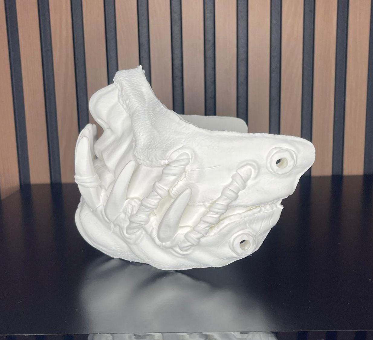 Blank Demonic Mask for Customization - Detailed Design Blank Demonic Mask for Customization - Detailed Design