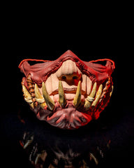 Blank Demonic Mask for Customization - Detailed Design