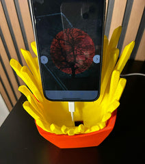 3D Cell Phone Holder French Fries Style - An Original Touch on Your Desk