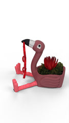 Lovebird flamingo Planter Gift