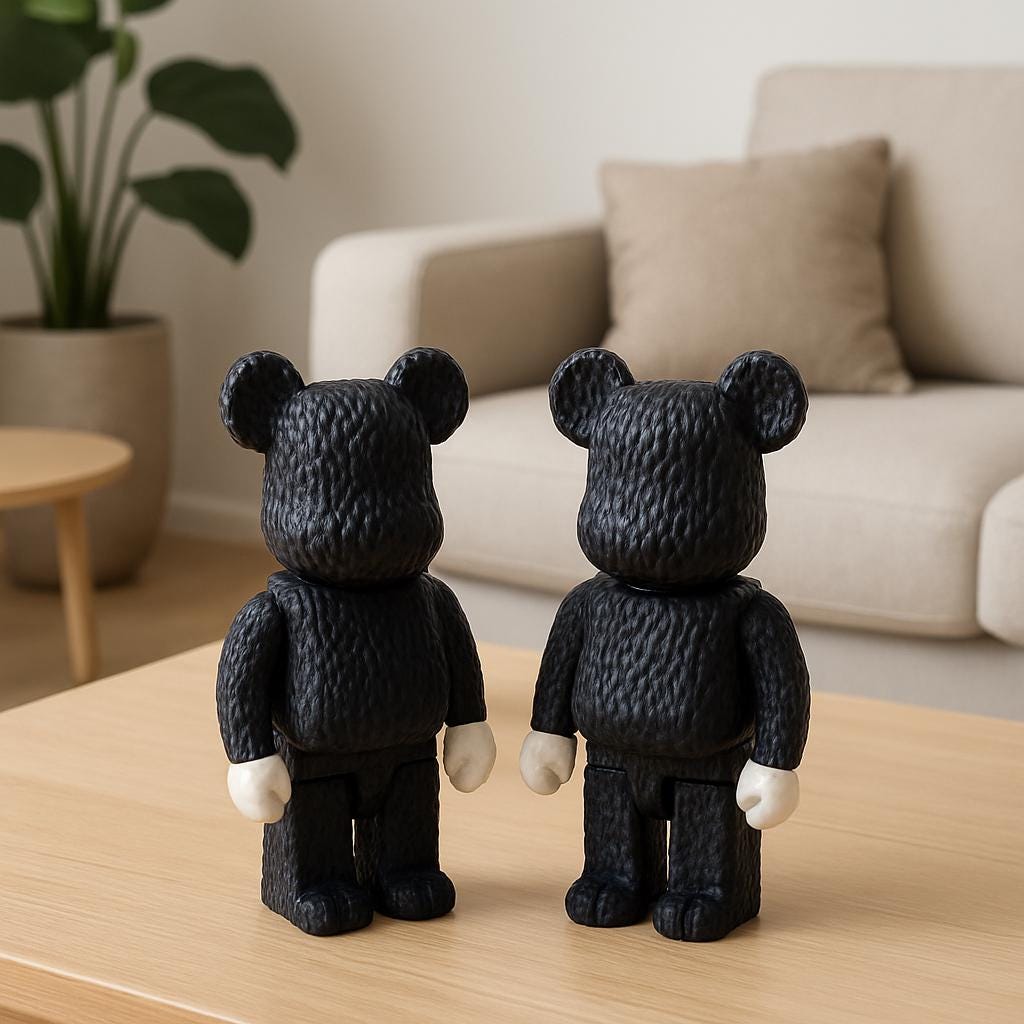 Textured Bear Art Toy – Single or Combo Set Textured Bear Art Toy – Single or Combo Set