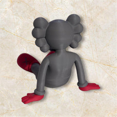 Seated Inspired Art Toy – Matte Vinyl Designer Figurine Decor