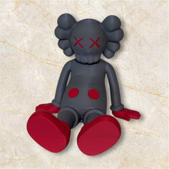 Seated Inspired Art Toy – Matte Vinyl Designer Figurine Decor