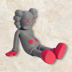 Seated Inspired Art Toy – Matte Vinyl Designer Figurine Decor