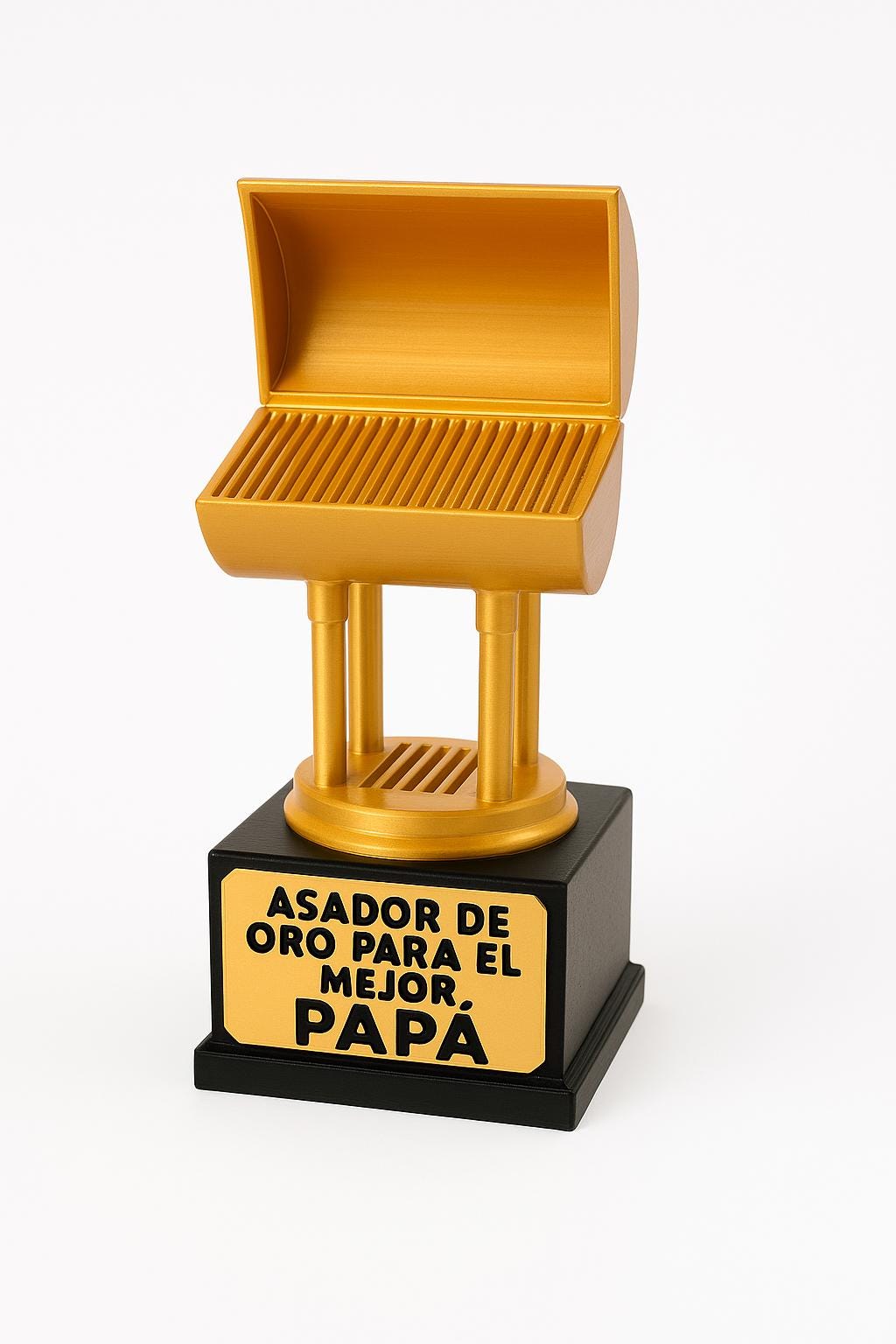 Father's  day GIFT 3D printed Asador de Oro – Trofeo para el Mejor Papá Father's  day GIFT 3D printed Asador de Oro – Trofeo para el Mejor Papá