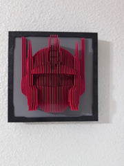 Ironman Wall Sculpture – 3D Printed Robot Art for Kids