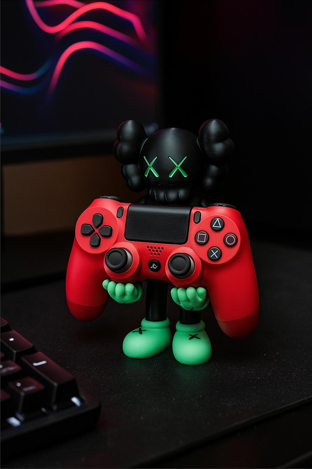Inspired Controller Dock Art Figurine – Neon Grip Edition Inspired Controller Dock Art Figurine – Neon Grip Edition