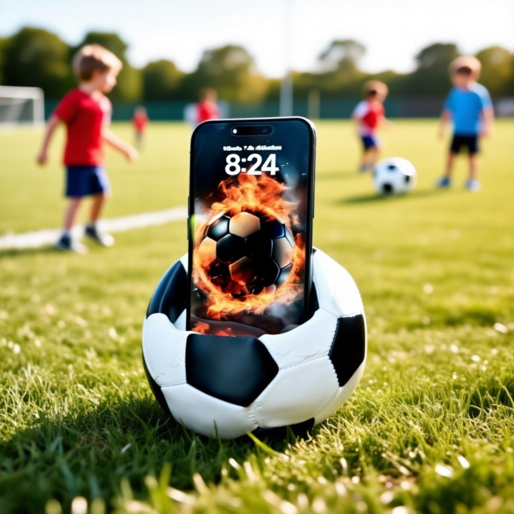 Soccer Ball Phone Holder – 3D Phone Stand for iPhone, Samsung and More Soccer Ball Phone Holder – 3D Phone Stand for iPhone, Samsung and More