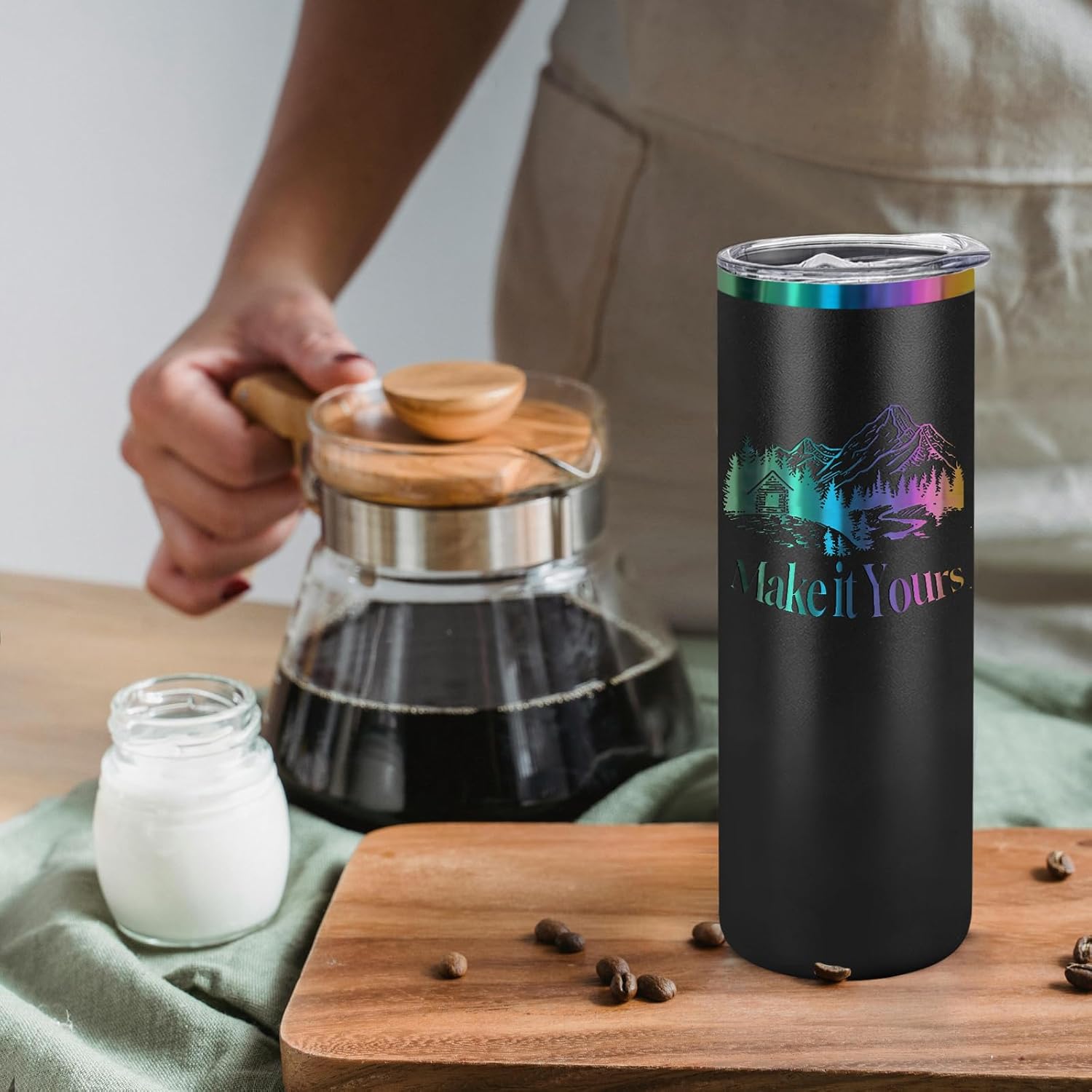 Custom Laser Engraved Tumbler (20oz) Custom Laser Engraved Tumbler (20oz)