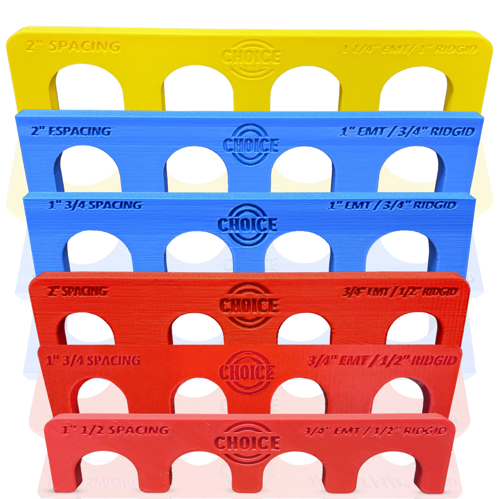 Choice Electrician’s Conduit Spacer Combo Pack – 6 Sizes
