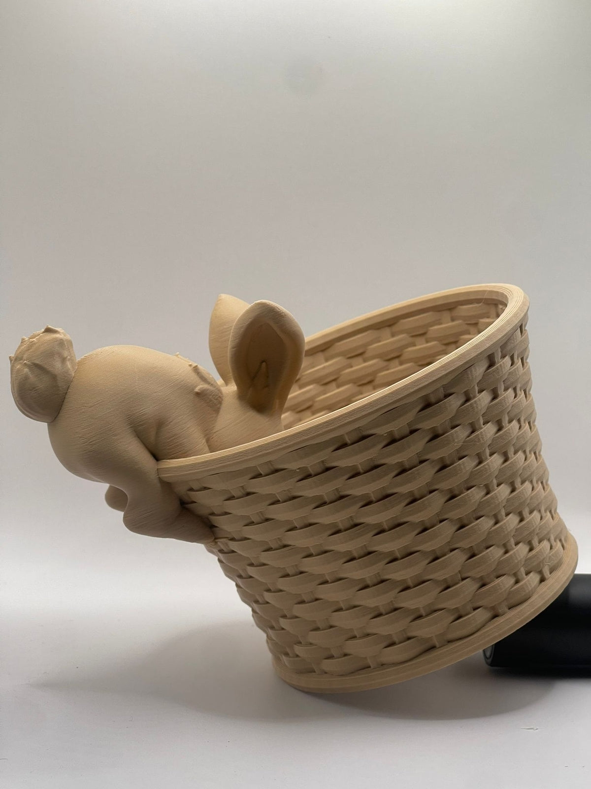 Easter bunny basket, 3D printed.