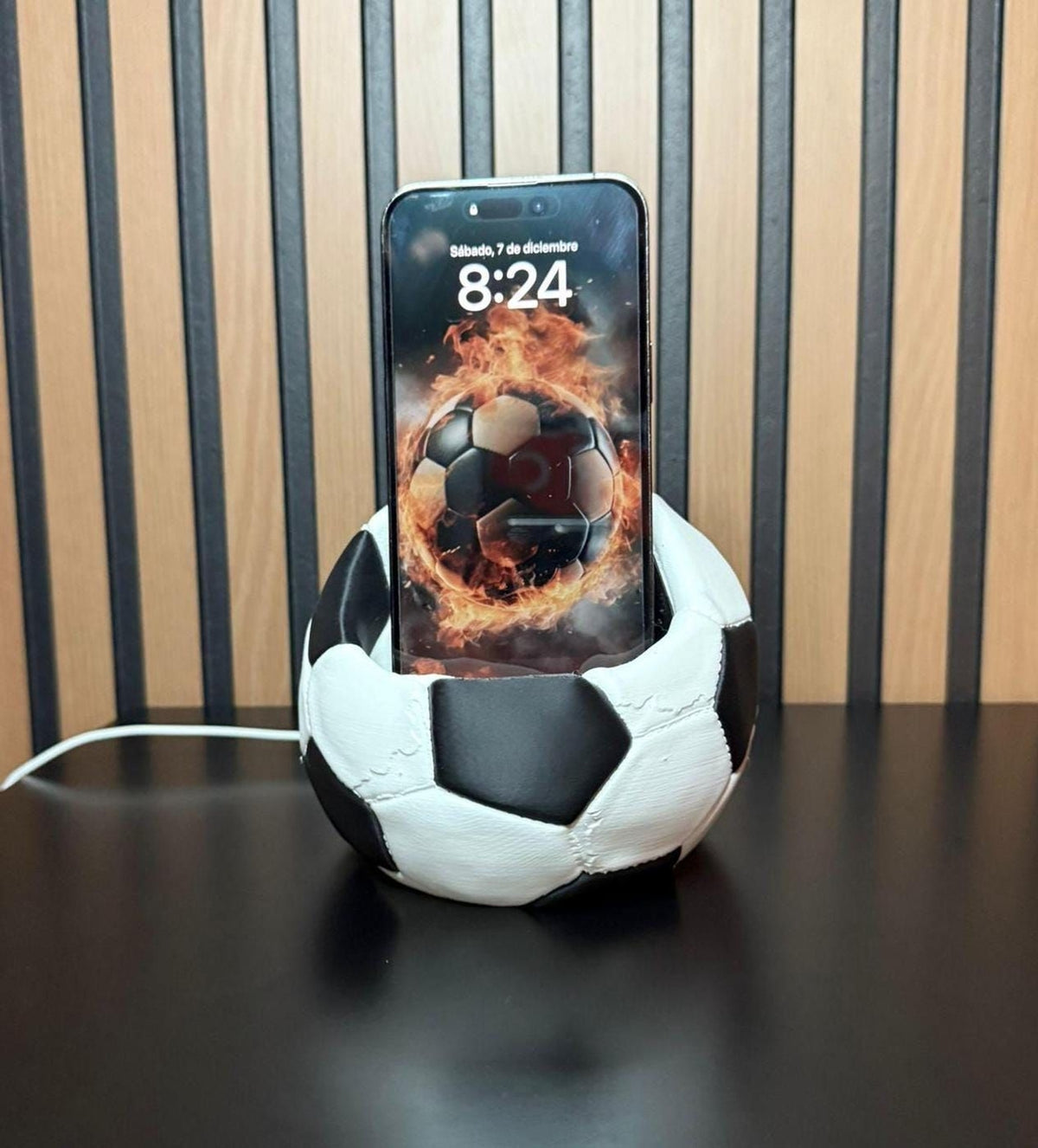 Soccer Ball Phone Holder – 3D Phone Stand for iPhone, Samsung and More