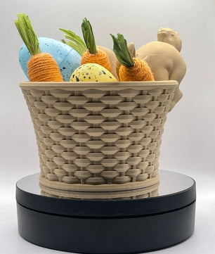 Easter bunny basket, 3D printed.