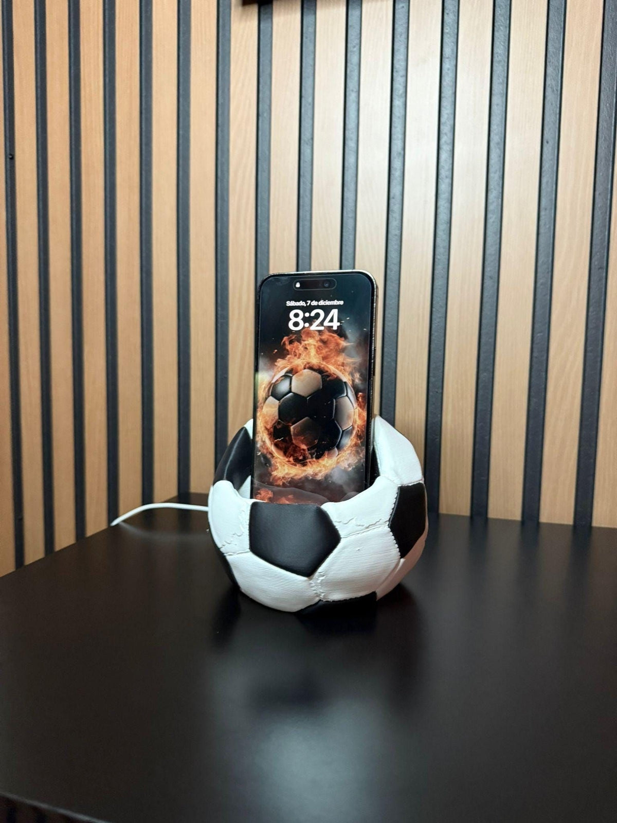 Soccer Ball Phone Holder – 3D Phone Stand for iPhone, Samsung and More