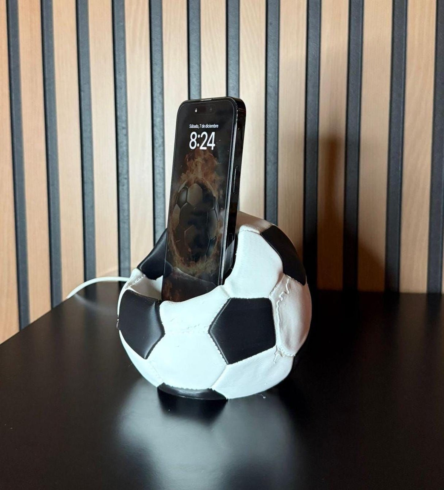 Soccer Ball Phone Holder – 3D Phone Stand for iPhone, Samsung and More