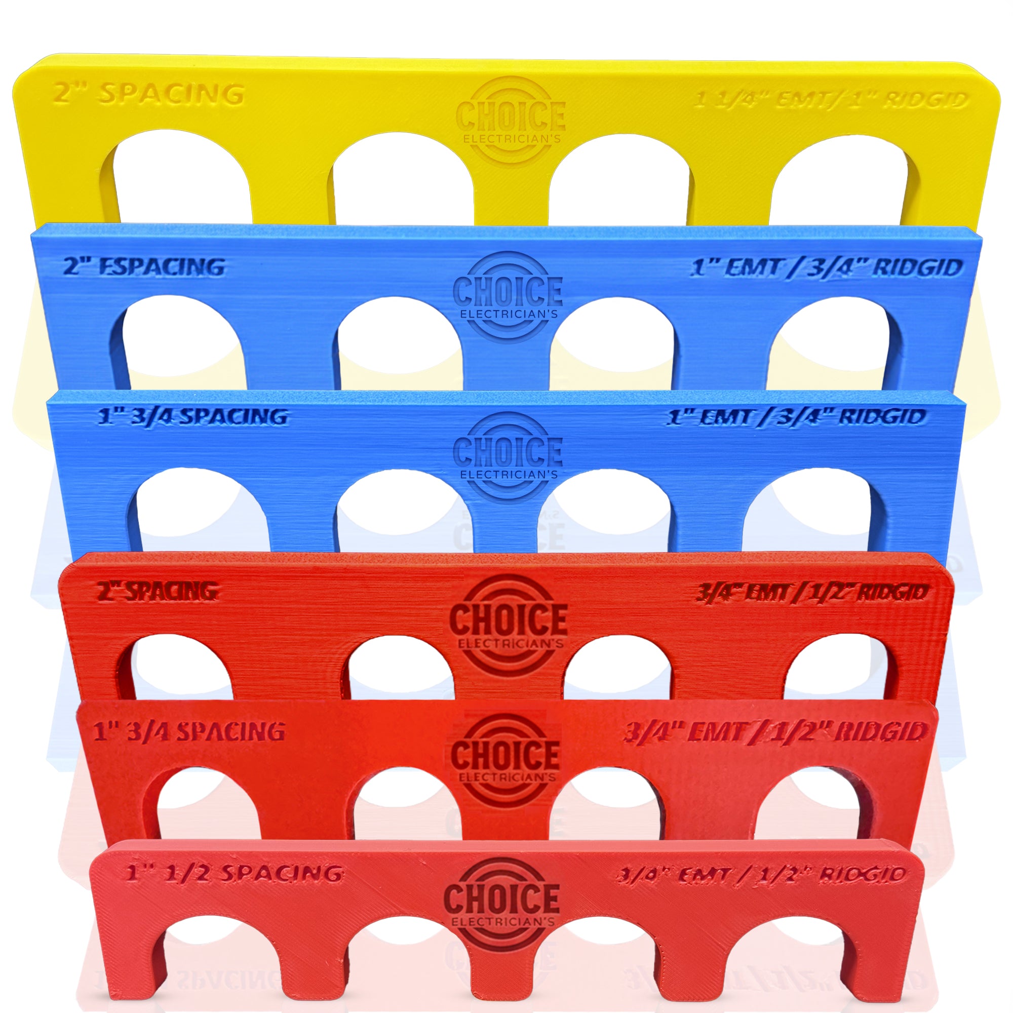 Choice Electrician’s Conduit Spacer Combo Pack – 6 Sizes