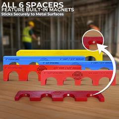 Choice Electrician’s Conduit Spacer Combo Pack – 6 Sizes