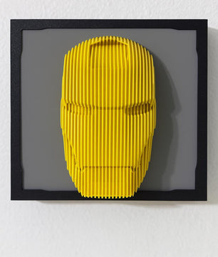 Hero Wall Sculpture – 3D Printed Robot Art for Kids