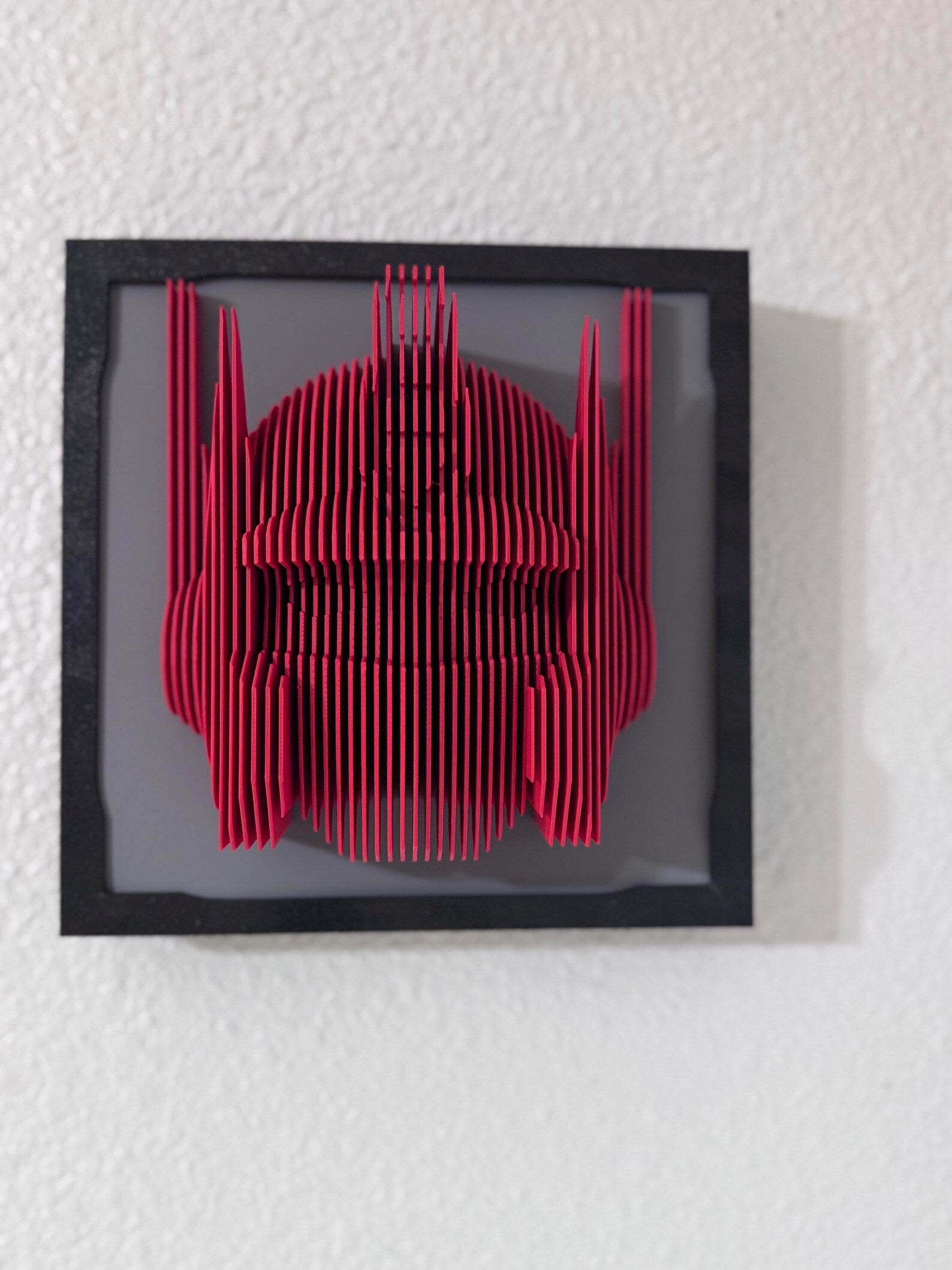 Hero Wall Sculpture – 3D Printed Robot Art for Kids