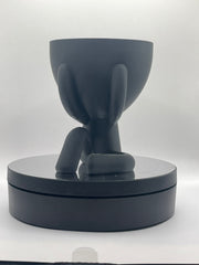 Little People plant pots available set of 4 in 4 poses, cute planter with drainage, succulent planter, boho decor, window plant shelf.