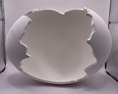 Succulent Arrangement in Cracked Egg Planter – Modern and Elegant Style