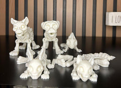 Skeleton Figure Set: Unicorn and Mystical Creatures - Exclusive Design