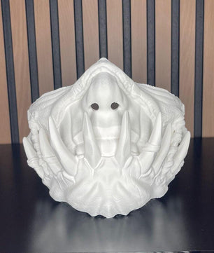 Blank Demonic Mask for Customization - Detailed Design