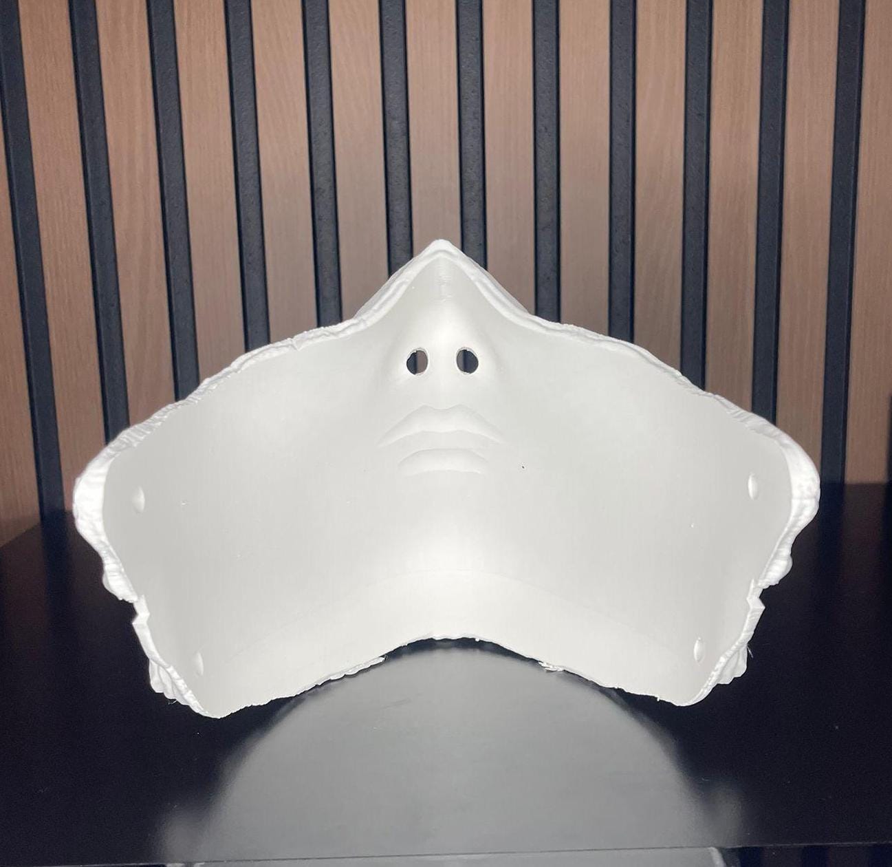 Blank Demonic Mask for Customization - Detailed Design