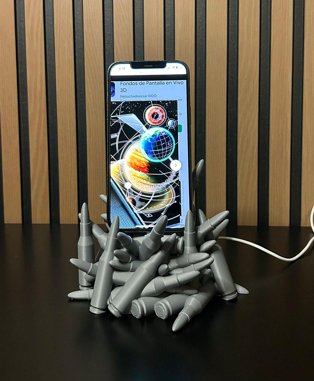 Bullet Stack Phone Holder - Striking Design