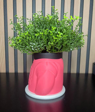 Good Vibes' 3D Printed Pot - Modern Decoration (Plant not included)