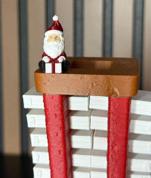 Advent Calendar Santa Descending 3D