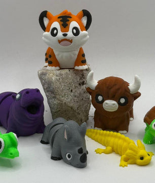 Mini Adventurers Little friends full of tenderness and detail, printed in 3D