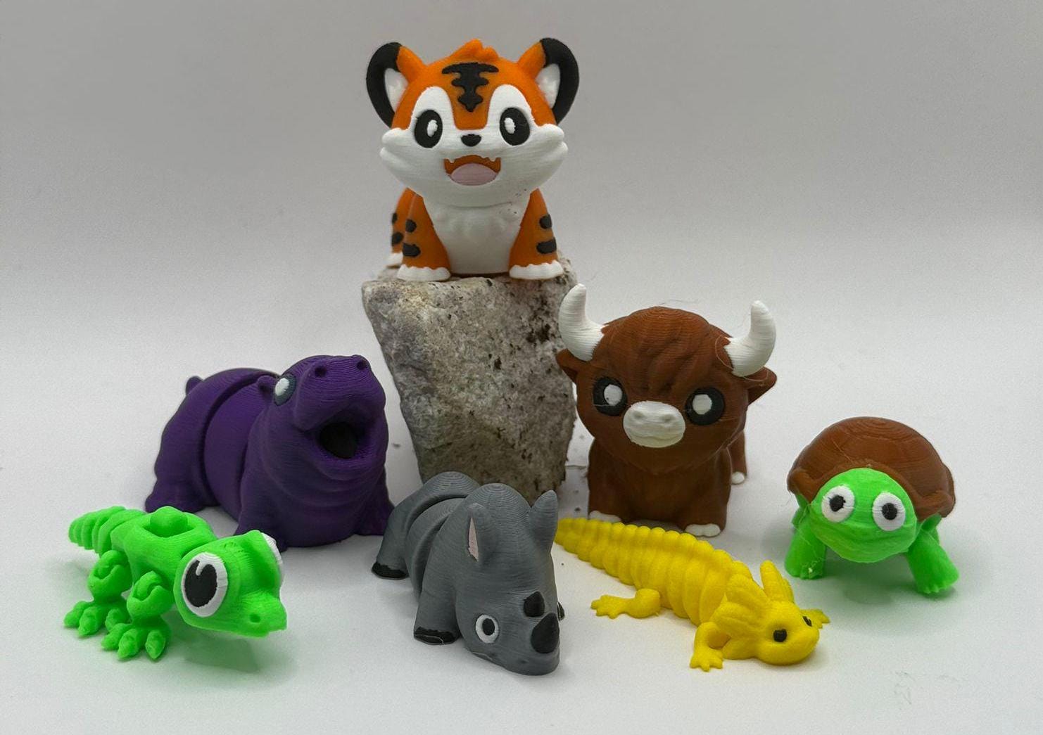Mini Adventurers Little friends full of tenderness and detail, printed in 3D