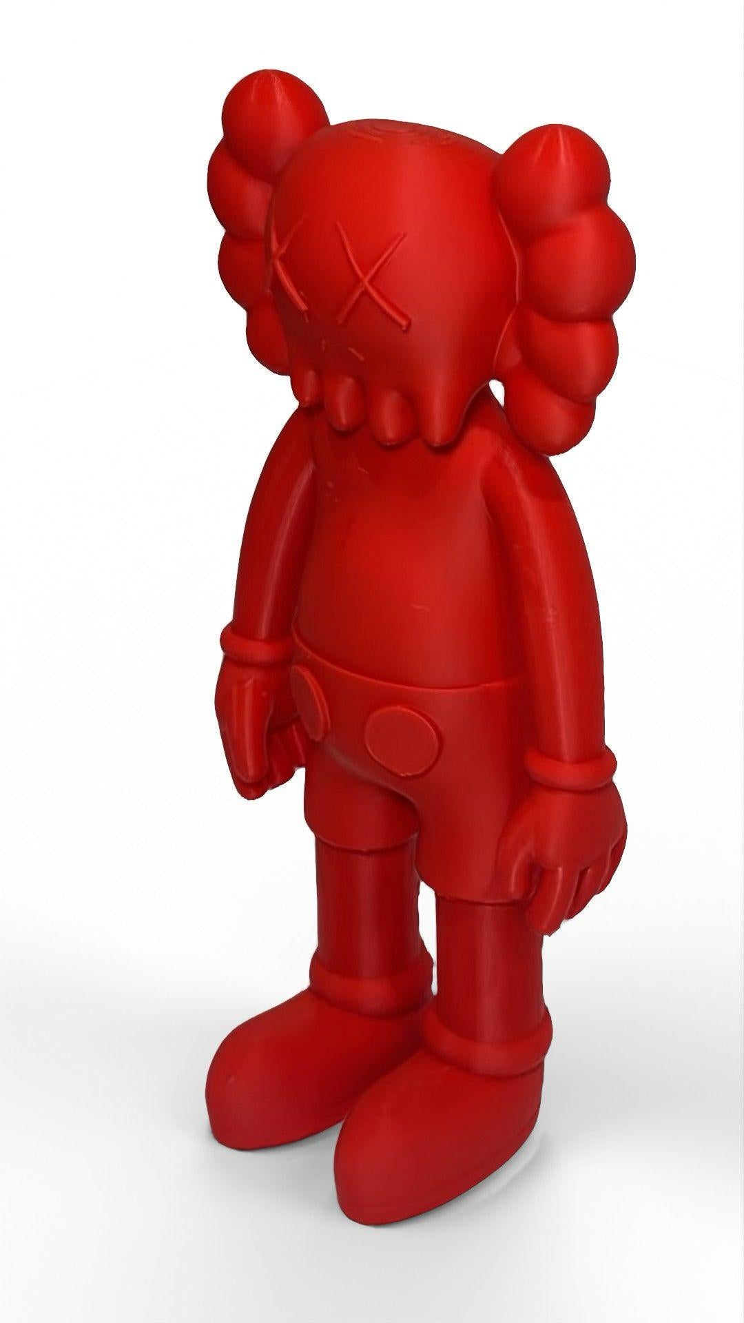 Standing Inspired Red Art Toy – Designer Collectible Figurine