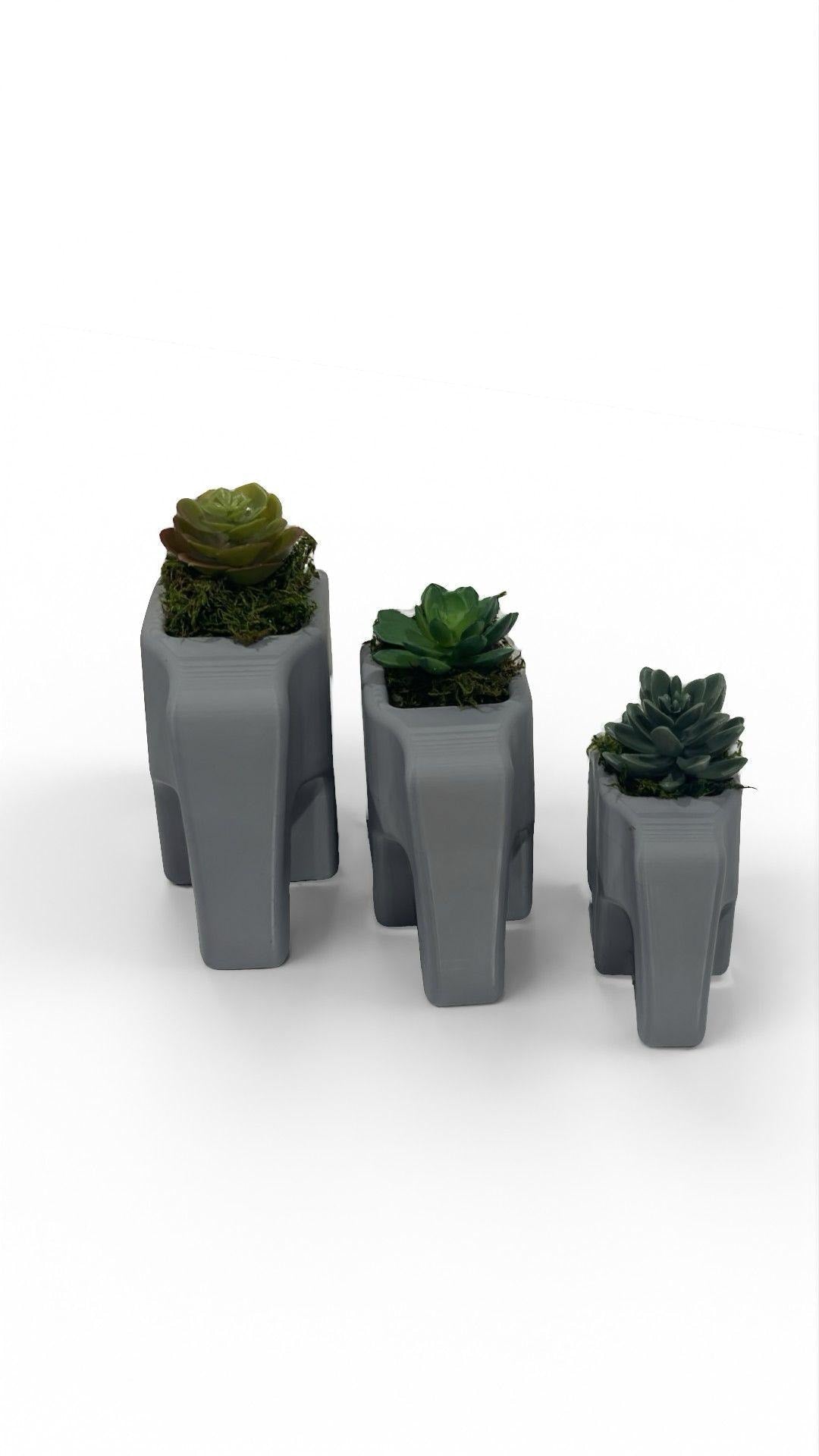 Elephant Planter Trio – Modern Jungle Decor