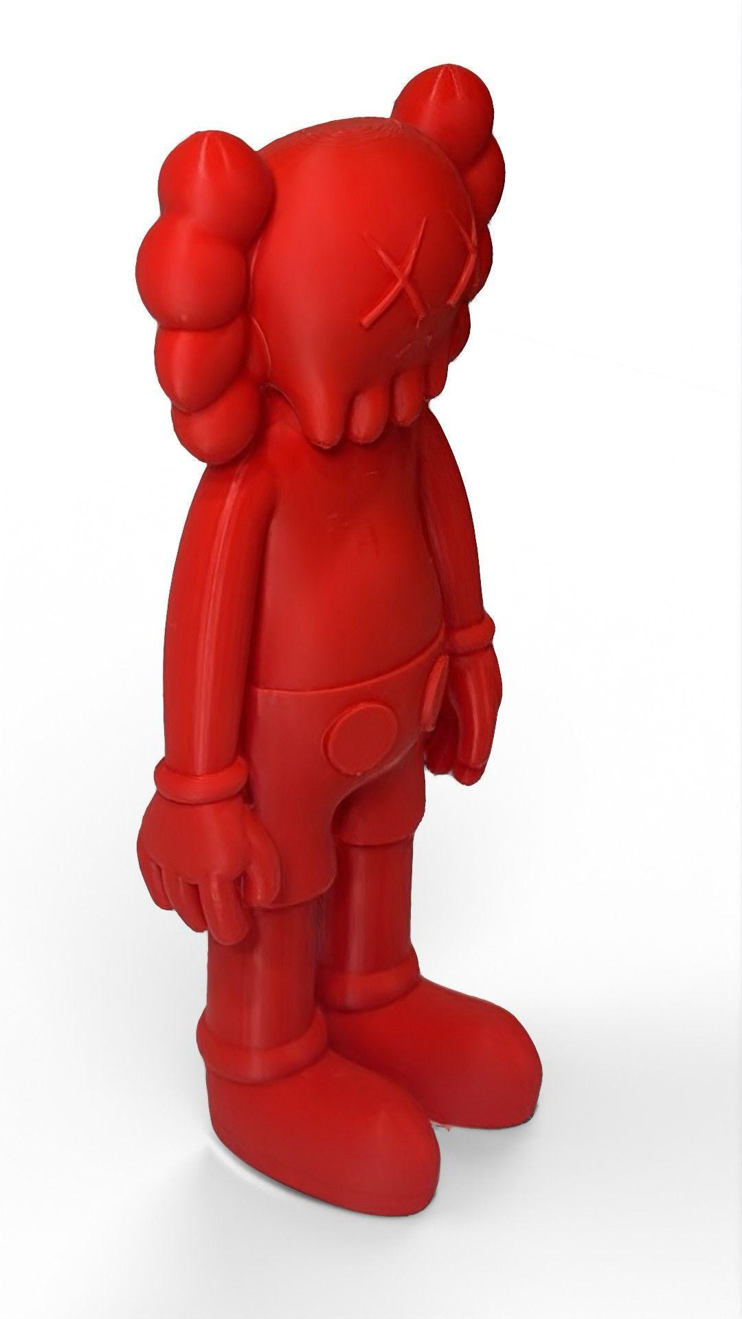 Standing Inspired Red Art Toy – Designer Collectible Figurine