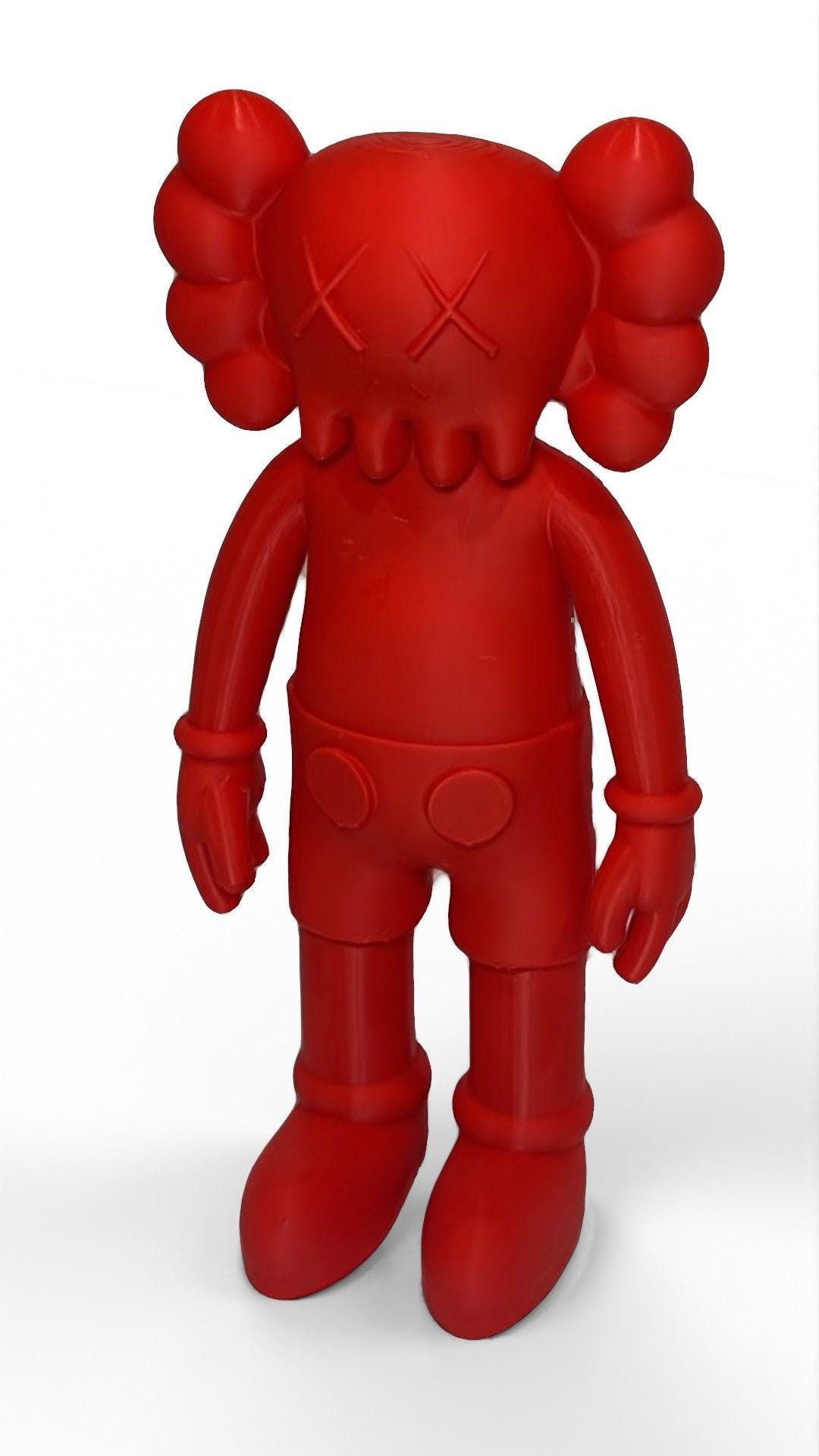 Standing Inspired Red Art Toy – Designer Collectible Figurine