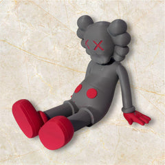 Seated Inspired Art Toy – Matte Vinyl Designer Figurine Decor