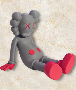 Seated Inspired Art Toy – Matte Vinyl Designer Figurine Decor