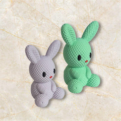 Textured Bunny Mini – 3D Printed Decor Toy