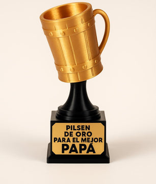 Father's  day GIFT 3D printed Trophy for the Best Dad