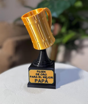 Father's  day GIFT 3D printed Trophy for the Best Dad