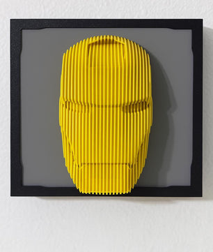 Ironman Wall Sculpture – 3D Printed Robot Art for Kids
